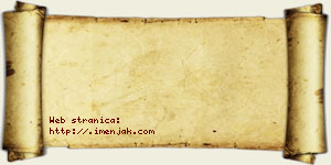 Isak Rnić vizit kartica